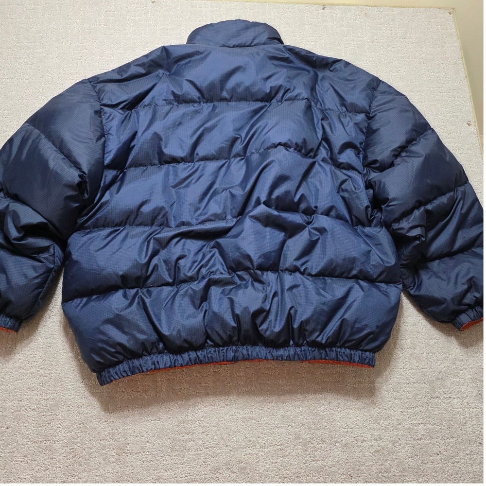 Starter Denver Broncos Puffer Jacket Mens XL Navy Blue Down Fill Ripstop NFL - Picture 7 of 11